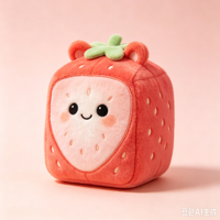 Jouet en peluche personnalisé en forme de carton de lait, design IA, anti-stress, cadeau amusant, vente en gros, usine de jouets en peluche sur mesure ODM/OEM
