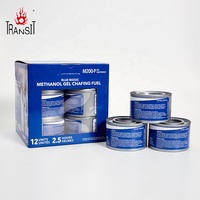 Gel de méthanol carburant, prix d'usine, temps de combustion 2.5 heures