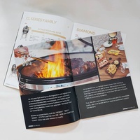 Impression personnalisée de brochures à piqûre à cheval, impression offset couleur, brochure, magazine, catalogue, manuel, vente en gros