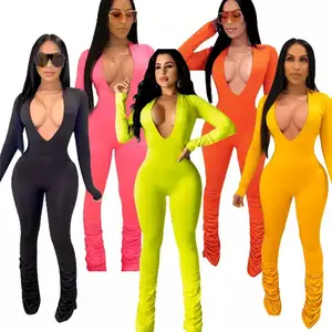 croptop jurk streep Suppliers-Factory Direct Sale Sexy Crop Top And Long Dresses Stripe Plus Size Two Pieces Set Women Clothing