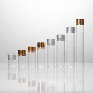 Flacon pharmaceutique en verre borosilicaté transparent de 5/8/10/15/18/20/25 ml, tube rond pour sirop et homéopathie, flacon de médicament de 30 ml avec couvercle en plastique - Product Image 3