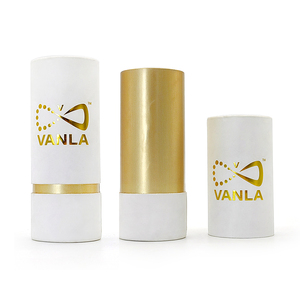 Tubo di Carta Personalizzato con Foglia d'Oro per Flaconi Contagocce 10ml 30ml, Confezione Cilindrica in Carta Kraft per Oli Essenziali, Profumi e Cosmetici - Product Image 1