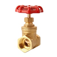 High Quality 1/2-4 Internal Thread Brass Gate Valve Used for Corrosion-resistant Brass Gate Valves in Water HVAC/piping Systems