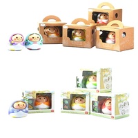 Boîte de boulangerie Donut avec logo personnalisé Boîte d'emballage pour brownie alimentaire de Noël en papier de qualité alimentaire, boîte à cupcakes et emballage