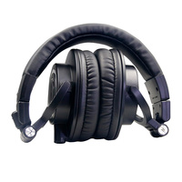 Headphone Monitor Studio Profesional ATH M50X Mikrofon-DJ Gunakan Armature Seimbang Layar Digital Desain Baru Berkualitas Tinggi