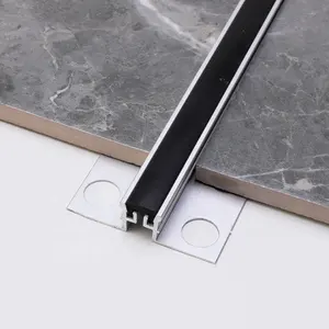 Decorative Aluminum Tile Transition Expansion Joint Cover Strip Movement Joints