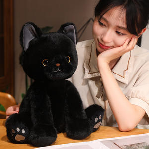 Lindo <span class=keywords><strong>gato</strong></span> blanco de peluche de juguete Siamés Birman británico de pelo corto <span class=keywords><strong>gato</strong></span> gatito almohada Calico Tabby persa gatito muñeco de peluche - Product Image 4