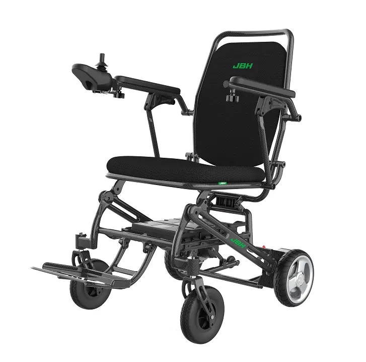 JBH High quality Disabled Rehabilitation electric wheelchair Ultra light powered Wheelchair