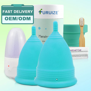 Coupe menstruelle réutilisable pour femmes Furuize, en silicone, mignonne, conforme à la norme ISO 13485 - Product Image 3