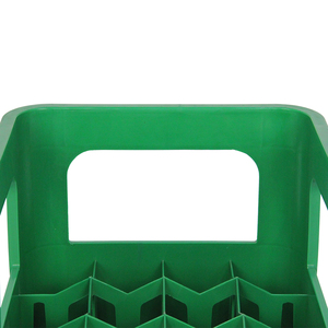 24 chai thủy tinh bia chai nước trái cây lưu trữ và vận chuyển thùng Stackable nhựa chai bia Thùng - Product Image 5