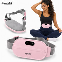 Masajeador Eléctrico Linfático para Alivio del Dolor Menstrual, Producto de Masaje para Cintura y Abdomen, Dispositivo Portátil para Terapia en Casa, Equipo de Masaje con Calor