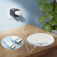Plafonnier LED rond rechargeable Banqcn 7 pouces, 4200mAh, avec détecteur de mouvement magnétique, petite lampe LED d'intérieur