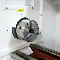 Tour CNC compact CK6136 de fabrication chinoise, à banc plat, haute précision, pour applications industrielles légères