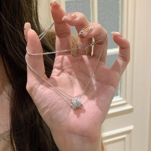 Collar de Plata de Ley S925 con Colgante de Nota Musical y Perla Francesa, Ajustable, Estilo Gargantilla - Product Image 3