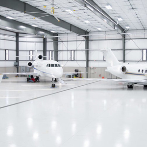 Hangar d'avion préfabriqué en structure acier légère à <span class=keywords><strong>grande</strong></span> portée avec services de soudage et de découpe - Product Image 5