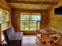 100m 2/1076 pieds carrés, 2 chambres Cabana, chalet, cabane en rondins pour les vacances
