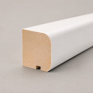 Plinthe en MDF au design <span class=keywords><strong>moderne</strong></span>, moulure en bois apprêtée pour application en villa - Product Image 2