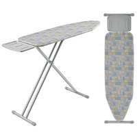 Planche à repasser pliable OEM/ODM pour la maison, pleine grandeur, avec dessus en maille et housse de repassage résistante à la chaleur à 3 couches