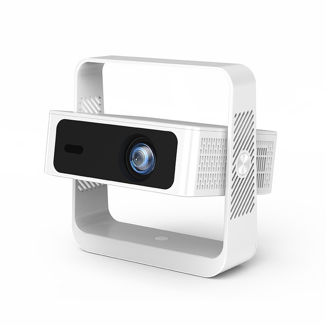 2026 New CRT Smart Portable Projector with 3D Built-In Portable Mobile Phone Screen Projection for Home Theater