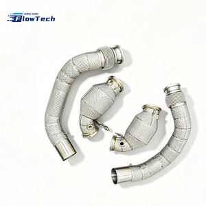 Tubo de Escape de Alto Rendimiento para BMW F90 M5 Competition S63 4.4L V8 Twin Turbo, Acero Inoxidable 304, Ajuste Directo con Protector Térmico - Product Image 3