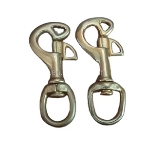Nhà Máy Giao Hàng Trực Tiếp Brass Xoay Snap <span class=keywords><strong>Hook</strong></span> Dễ Dàng Để Sử Dụng Snap Hooks Cho Ratchets Thép Không Gỉ Snap <span class=keywords><strong>Hook</strong></span> - Product Image 1
