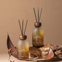 Diffuseur de parfum sans flamme Aikun grande capacité 250 ml, nouveau design, en verre, pour chambre et salon