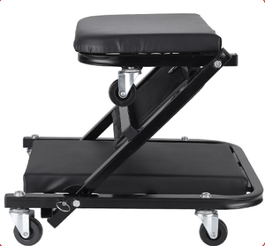 Autoerizo 36 ''Mécanicien Creeper Voiture Entretien Pont 2 en 1 Roulant Pliant Voiture Z-Creeper Siège Réglable Rouleau <span class=keywords><strong>Garage</strong></span> Chaise - Product Image 4