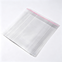 Sacs en plastique OPP auto-adhésifs haute transparence, tailles personnalisées, imperméables, recyclables, qualité export, avec impression sérigraphique