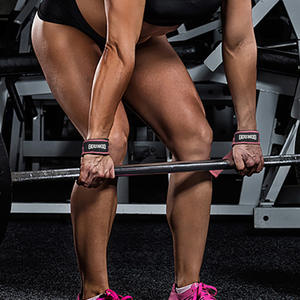 In 2 Paaren verpackt Handgelenk riemen Anti-Rutsch-Silikon-Fitness-Handgelenk riemen Fitness-Sport-Handgelenk bänder zum Gewichtheben - Product Image 6