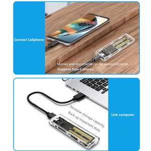 ฮาร์ดดิสก์ภายนอก CeaMere 128GB แบบพกพา ขนาด 1.8 นิ้ว SSD TYPE-C ความจุ 95-98% ใหม่ ฮาร์ดดิสก์ M.2 SSD 256GB สำหรับแล็ปท็อปทุกชนิด - Product Image 2