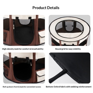 Vente en gros de cages pour chats, de nids pour chats, de tentes pour animaux de compagnie et de boîtes de <span class=keywords><strong>mise</strong></span> <span class=keywords><strong>bas</strong></span> pour chats, douces, confortables, au design moderne, pliables et repliables, rondes et respirantes - Product Image 3