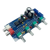 XH-M164 NE5532 Stereo Ön Amplifikatör Ton Kartı Değiştirme AUDL OEM OEMo 4 Kanal Amplifikatör Kontrol Devresi 105x54mm