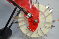 Mini semoirs de planteur de riz d'équipement agricole à distance réglable Machine à engrais 2 en 1