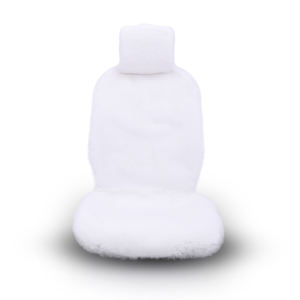 Housse de siège de voiture avant en fausse fourrure de lapin sport universelle avec coussin de siège de voiture pour VW/TOYOTA/KIA/BMW - Product Image 1