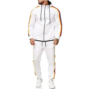 hot wholesale custom LOGO training and jogging wear fashion casual jogging sportswear hip hop 2 piece sportswear