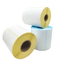 Étiquettes adhésives thermiques en papier vierge, étiquettes d'expédition pour emballage, rouleau d'autocollants imperméables, sensibles à la chaleur, 148 g/m², 40x30 mm, code-barres