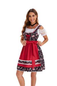 Vestido de Cosplay del Festival de la cerveza Oktoberfest <span class=keywords><strong>para</strong></span> mujer, ropa alemana, trajes femeninos <span class=keywords><strong>para</strong></span> Halloween, Carnaval, fiesta, traje, tamaño adulto - Product Image 5