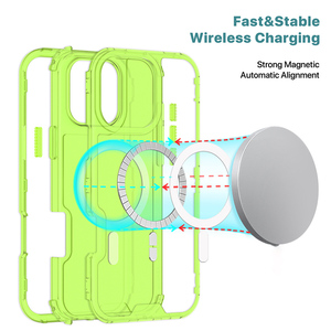 เคสโทรศัพท์สำหรับ Samsung Galaxy เคสแข็งปกป้องตัวเครื่องด้วยแรงกระแทกแม่เหล็กโปร่งแสงสำหรับ Samsung Galaxy S25 S24 FE ultra PLUS 5g - Product Image 5