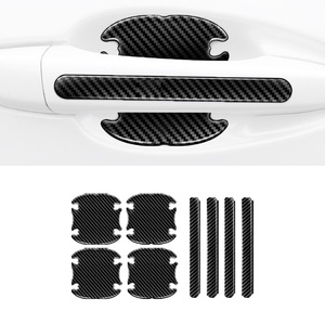 Strisce Adesive in Resina Epossidica con Motivo Fibra di Carbonio per Maniglie e Profili Portiera <span class=keywords><strong>Auto</strong></span> - Vendita Diretta dalla Fabbrica - Prevenzione Graffi e Protezione Maniglie - Product Image 6