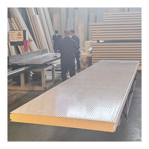 Panel sándwich de aluminio con aislamiento de techo Pu Pir, <span class=keywords><strong>precio</strong></span> al por mayor, para edificios de cámaras frigoríficas de almacén, fabricado en China - Product Image 3