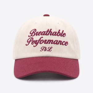 Gorra de Béisbol de Pana de 6 Paneles con Parche de Chenilla y Logotipo Personalizado, Visera Plana, Diseño Vintage con Letras, Unisex, Venta al Por Mayor - Product Image 2