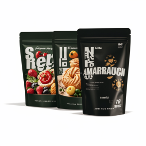 Sac à fermeture éclair compostable imprimé avec logo personnalisé emballage écologique d'amidon de maïs pour aliments pour animaux de compagnie pilules biodégradables pochette gratuite - Product Image 1