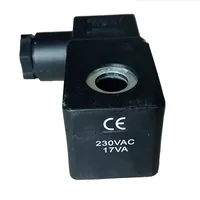 Assemblage de bobine de tête pilote de bobine de valve d'impulsion de solénoïde d'AUTEL 230VAC 17VA 24VDC 17W diamètre intérieur de l'électrovanne 10mm hauteur 30mm