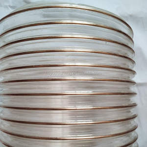 2 pouces pour le travail du bois Flexible PU Ventilation Vacuum Air Duct Hose Pu Steel Wire Pvc Duct Hose Manufacturers - Product Image 1