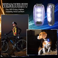 Luz de Seguridad LED Personalizada de Fábrica UMIONE, Luz de Clip para Correr, para Corredores, Collar para Perros, Lámpara de Advertencia Estroboscópica de Alta Visibilidad