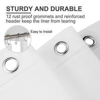 Rideau de douche PEVA transparent vente chaude amazon rideaux cabine de douche chambre pour la maison hôtel SPA centre
