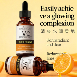 เซรั่มบำรุงผิวหน้า PINK FUTURE VC Brightening Serum 30 มล. ผสมวิตามินซี แอร์บูติน และไนอะซินาไมด์ เพื่อผิวกระจ่างใสเปล่งประกาย - Product Image 3