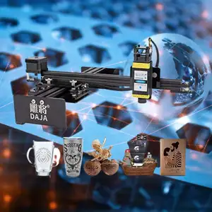 Daja D2 500W trục chính Chất lượng cao 3018 tự làm Mini CNC khắc gỗ Máy cắt laser để bán