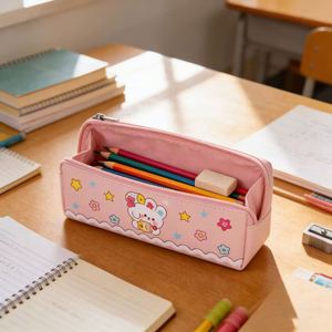 Trousse à crayons personnalisée, sac de papeterie créatif, pochette à crayons pour étudiants, cadeau, organisateur de papeterie scolaire, trousse à cosmétiques - Product Image 6
