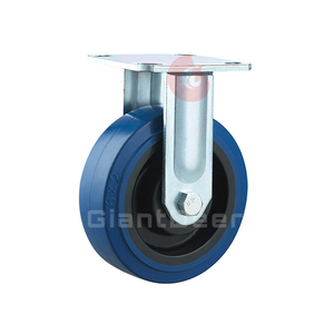 Rolamentos duplos industrial, elásticos azuis <span class=keywords><strong>4</strong></span> polegadas 5 polegadas <span class=keywords><strong>6</strong></span> polegadas 8 polegadas rodas de borracha resistentes com fechamento - Product Image 5